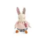 法國 Moulin Roty 雨後系列音樂玩偶粉紅小兔子 H36cm