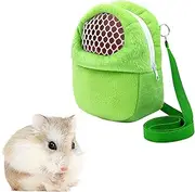 Yosoo Portable African Hedgehog Hamster Breathable Pet Dog Carrier Bags Handbags Puppy Cat Travel Backpack (M, Green)