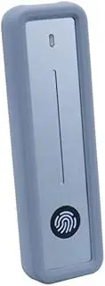 Atelierate M.2 NVMe SATA SSD Enclosure Case 10Gbps M.2 to USB Type C External Adapter Fingerprint Encryption M.2 SSD Enclosure Easy Install