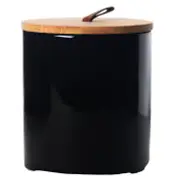 Paws For Life Ceramic Food Storage Container Black
