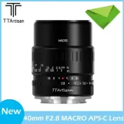 TTArtisan 40mm F2.8 Macro Lens for SONY E Nikon Z FUJI X M43 L Mount Cameras
