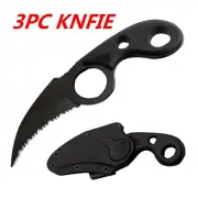 3PC Big Bear Claw Defense Multi-purpose Claw Knife Self-defense Camping knife