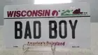 Bad Boy Wisconsin Metal Sign