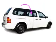 Fit 1995-98 Ford Windstar Mini Van Rear Passenger Side Sliding Door Window Glass (for: Ford)