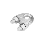 Pinnacle 10mm Galvanised Wire Rope Grips - 2 Pack