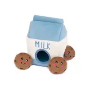 ZippyPaws Zippy Burrow Dog Toy Milk and Cookies, 1 Each/Medium By ZippyPaws