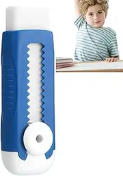 Retractable Eraser - Aesthetic Large Correction Rubber for Pencil Writing and Drawing - School Supplies for Home Office Classroom, Easy to Erase Marks