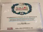 Vtg Macys Mayflower Combed Percale Sheet,100%cotton,White Double Bed Size 81x108