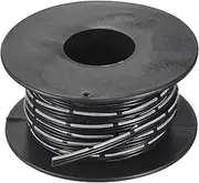 uxcell 30AWG Silicone Ribbon Cable 3Pin 30 Gauge Flat Cable Flexible Silicone Wire 10m/32.8ft Black Stranded Tinned Copper Wire for Model Plane, Model Car, Electric Appliance