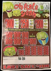 Pull Tab - Jar - Tickets Game - Oh Kale Yeah
