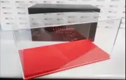 1/18 Luxcase Designs Display Case Acrylic and Red Leather New McLaren Ferrari