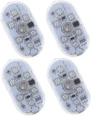 MUELODSIC Car Interior Lights Touch Control Powered 2 Pairs for Roof Reading Car Accessories