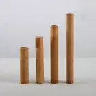 4 size bamboo tube tea box airtight small container spices storage jar with#dd