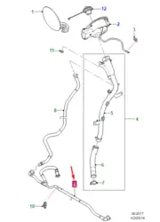 JAGUAR E-PACE X540 Vapour Pipe J9C12018 NEW GENUINE