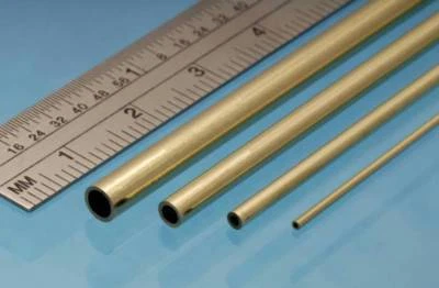 Albion Alloys Brass Micro Tube Round 0.6 mm OD Pack of 3 MBT06 From Chronos