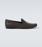 [Manolo Blahnik] Manolo Blahnik Alder leather loafers AU 7 brown