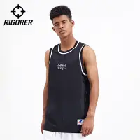 在飛比找蝦皮商城優惠-Rigorer 男式籃球球衣籃球透氣速乾無袖 T 恤