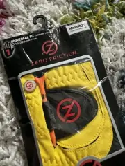 Right Hand, Men's Zero Friction, Compression-Fit Techonology Golf Glove One Size
