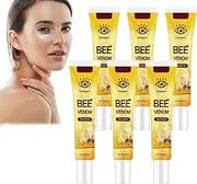 Collagen Bee Venom Eye Cream, Eye Cream for Dark Circles and Puffy Eyes, Eye Tightening Cream for Under Eye Wrinkles, Firming, Anti Wrinkles, Brightening, Moisturizing, Soothing (6pcs)