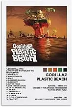 Gorillaz Poster Rock Band Music Album Music Posters for Room Aesthetic Canvas Wall Art Bedroom Decor12x18inch(30x45cm)