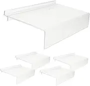 5pcs Transparent Shoe Display Stands Sneaker Holder for Shopping Malls Supermarkets Home Shoe Rack for Stylish Showcasing