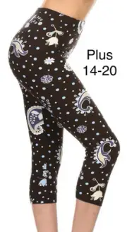 NEW Women’s Capris Leggings L/XL 14-20