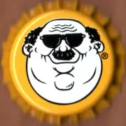 USA Plastic Lined Beer Crown Bottle Cap: Fathead Brewing