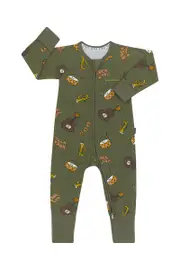 [Bonds] Bonds Baby Zip Cotton Wondersuit in Band Size: 6-12 Months 6-12 Months Band