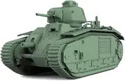 MRY-SFW LF120651 1/120 TT Scale Railway Military Model Kit France B1 Heavy Hell Buggy (Phase II)