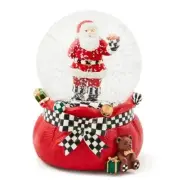 Christmas Snow Globe and Music Box, Unique Musical Snow Gift Giving Santa