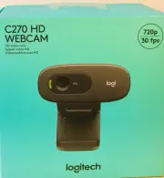 logitech c270 hd web cam 720p New In Unopened Factory Packaging
