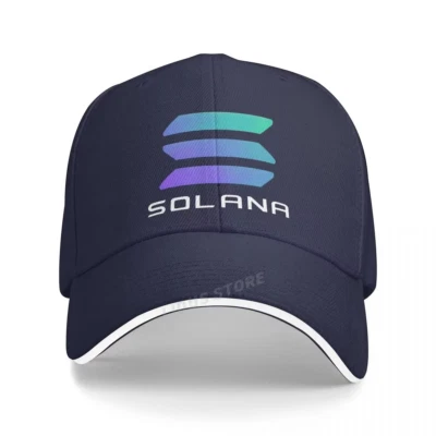 Solana Crypto Solana Sol Baseball Cap Hat Hip Hop Women Sun Czapka Casquette Cas