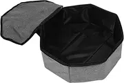 FONDOTIN Foldable Hat Organizer Bag with Handle Large Capacity Travel Hat Storage for Men Women for Baseball Caps More Versatile and Purses