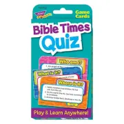 Trend Enterprises Bible Times Quiz Challenge Cards T-24703