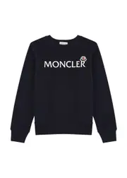 Moncler Kids Logo Cotton Sweatshirt (12-14 Years) - Navy 12A (12 years)