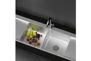 Cefito Kitchen Sink Basin Stainless Steel Under/Top/Flush Mount Bowl 155X50CM