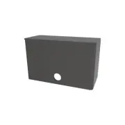 Security Brands K-VGB600 6" V Groove Wheel Box Cover Caster Track Sliding Gate