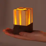 Mini Cordless Table Lamp for Small Spaces, Portable Dimmable Night Light, Rec...