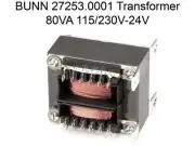 Bunn 27253.0001 Transformer, 80Va 115/230V-24V, Genuine OEM