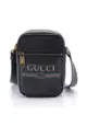 二奢 Pre-loved GUCCI webbing line Shoulder bag leather black multicolor