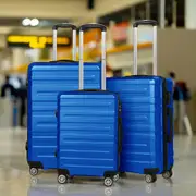 ALFORDSON Luggage Suitcase Trolley Carry on Travel TSA 3PC Set Blue
