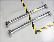 OEM Style Roof Rack Cross Bar Compatible for Ford Explorer 2020-2024 Rails Bar Luggage Carrier Bars Top Rack Rail Boxes Stainless Steel(Silver)