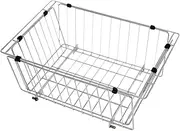 Camping Wire Basket - Portable Storage Basket, Foldable Camping Basket | Space Saving Wire Steel Garden Basket, AC Camping Table Accessories Basket
