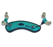 Wolf Forte Secondo Coloured Shoulder Rest for Violin in Green Emerald (1/4 - 1/2