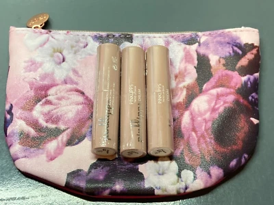 3x Pinklipps Tinted Lip Balm in DREAM Pink .12oz each Sealed New + Bag