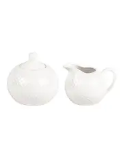 [Shervin Verkil] Prominence Creamer & Sugar Bowl Set White