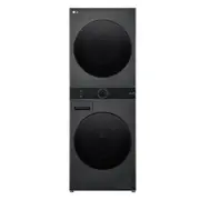 LG 12kg/9kg WashTower Stacked Washer Dryer - Black