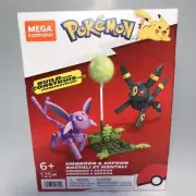 MEGA Construx Pokemon Buildable Figures 2-Pack Umbreon And Espeon New
