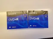 2 *SEALED* Sony DVD+R 16x Recordable 120-minutes/4.7GB 10DPR47R4 (2) 10-PackS