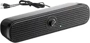 3.5mm Jack Computer Speakers, Wired Computer Sound Bar, USB Mini Soundbar, for Desktop Monitor, Laptop, Tablet